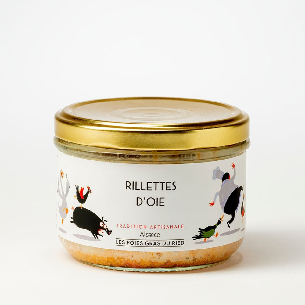 Rillettes d'oie 180g